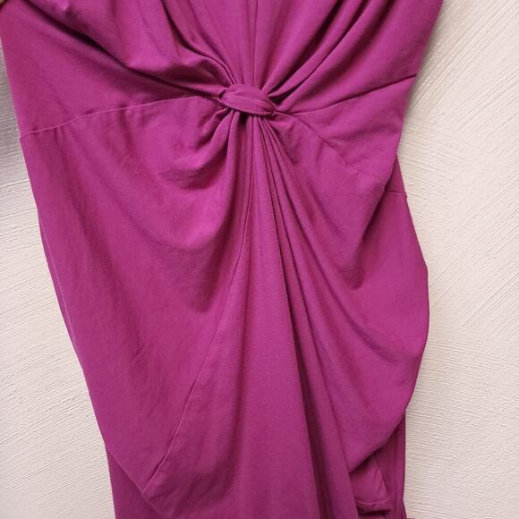Venus Dress Tank Top Size S Pink Magenta Post Y2k Stretchy Knit Summer Body Con - Picture 4 of 5